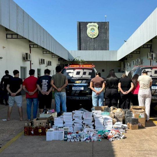 Polícia estoura "casa do contrabando" e prende 11 pessoas em MS