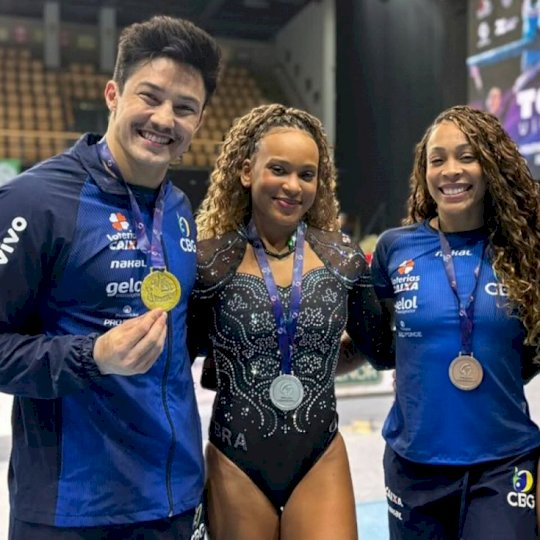 Brasil fecha Copa do Mundo de ginástica com mais cinco pódios