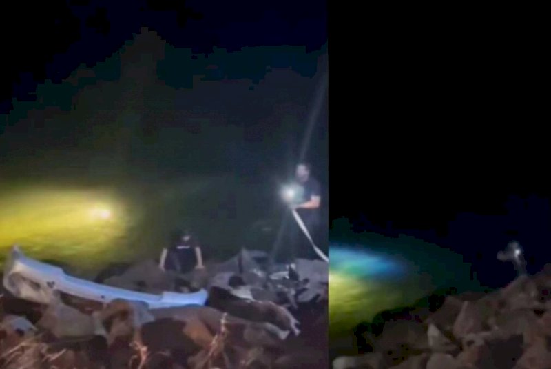 Motorista bêbado bate em caminhonete, veículo cai em rio e mata homem na MS-444 (vídeo)