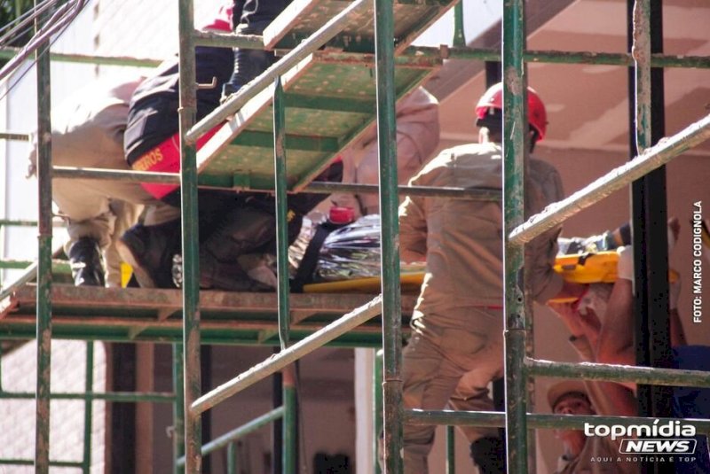 Trabalhador morre após queda de cerca de oito metros durante serviço em Dourados
