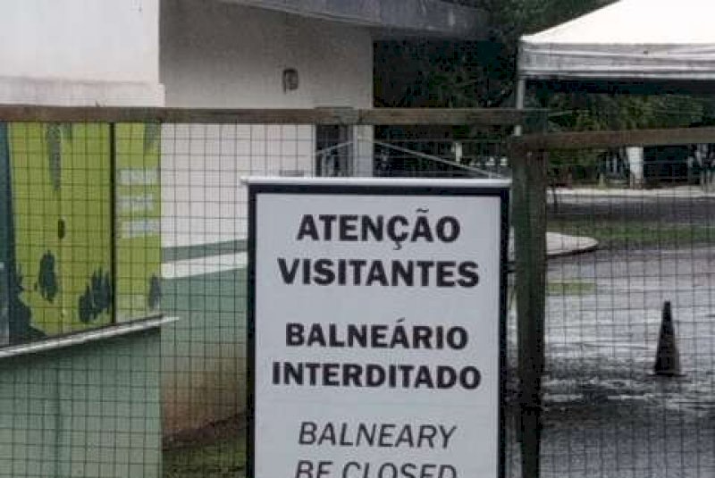 Balne&aacute;rio de Bonito amanhece interditado ap&oacute;s cheia do Rio Formoso