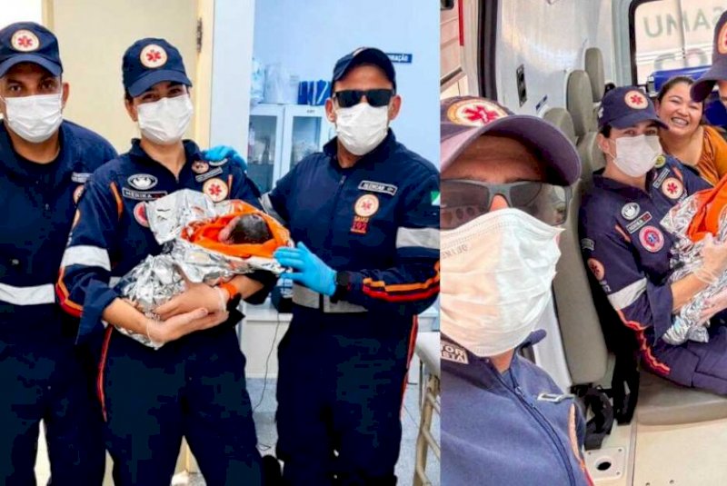 Apressado! Bebê nasce às margens da BR-262 durante atendimento do Samu no MS