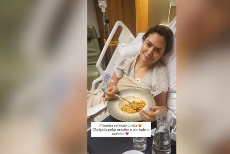 Michelle Bolsonaro publica foto internada em leito de hospital