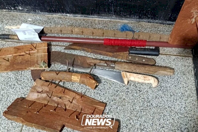 Armas são apreendidas durante tentativa de invasão a propriedade no Avel Viário