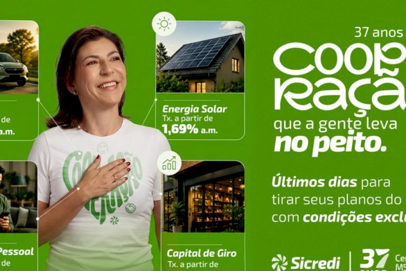 Campanha Sicredi Centro-Sul MS/BA chega a reta final com crédito facilitado e descontos em seguros
