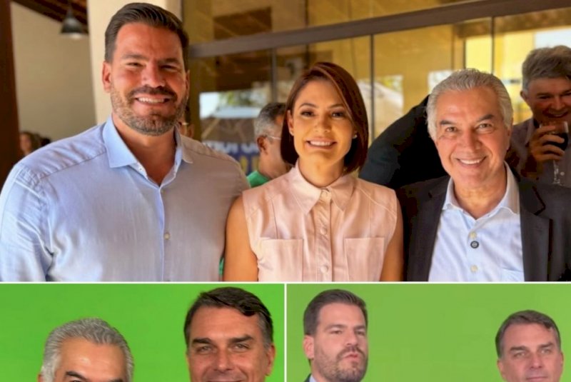 Contar e Reinaldo participam de encontro com Michele e Flávio Bolsonaro em Brasília