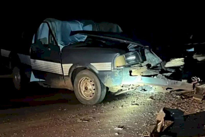 Motorista morre em colisão entre Ford Pampa e Fiat Toro na BR-262, em MS