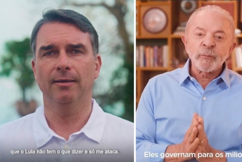 Flávio Bolsonaro e Lula focam em preço dos alimentos na propaganda