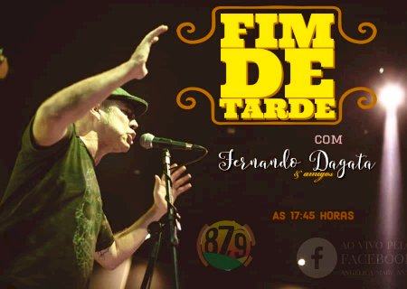 Fim de tarde com Fernando Dagata na Rádio 87,9 FM de Itaporã