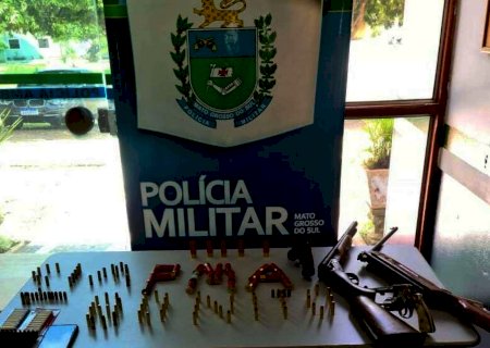Caçadores são presos com armas, 138 munições e 300 quilos de carne