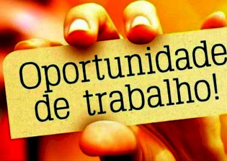 Oportunidade de emprego em Itaporã