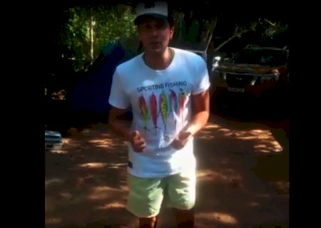 Flagrado durante pescaria em MS, Luan Santana agradece PMA ap&oacute;s abordagem
