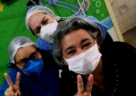 Moradora de Itaporã Sonia Sabino da Silva faz moção de agradecimento aos profissionais da Saúde do Hospital de Itaporã