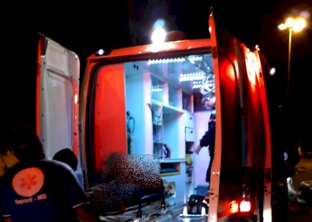Motociclista sofre queda de moto e é socorrido em Itaporã