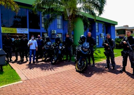 Prefeito assina convênio e certifica reforço do BOPE e do Choque em Maracaju