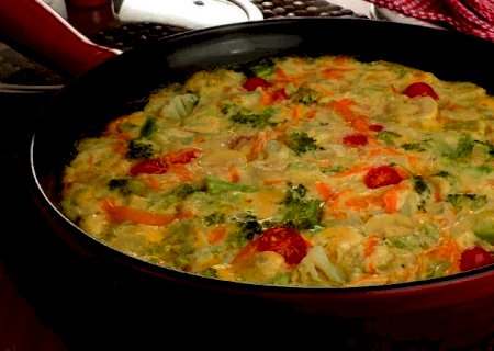Legumes cremosos na frigideira: rápido, econômico e saboroso