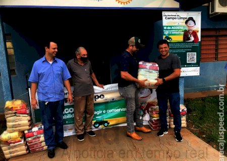 Rotary Club de Maracaju distribuiu cestas básicas para grupos que atendem comunidades carentes do município