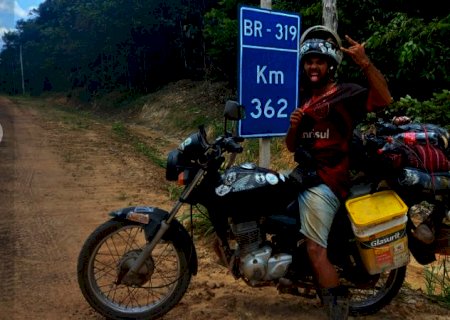 Morre na Santa Casa motociclista que terminaria viagem em MS com a namorada