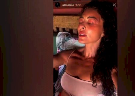 Picada por um "borrachudo", Juliana Paes descobre calor&atilde;o de MS