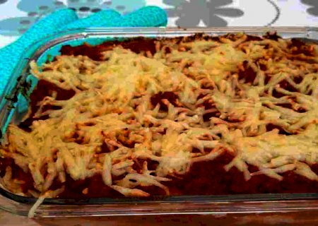 Carne moída à parmegiana para um jantar em 35 minutos