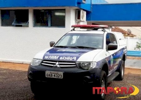Jovem é encaminhado a delegacia após ser flagrado fumando maconha em Itaporã