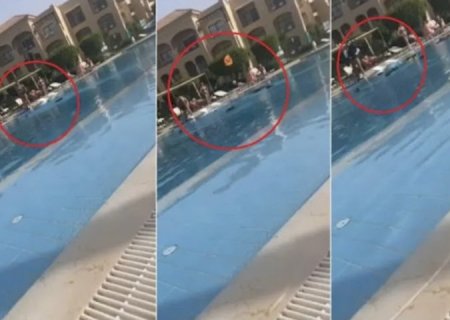 Mulher descobre ‘chifre’ durante viagem romântica e tem atitude inesperada em piscina de hotel luxuoso; veja