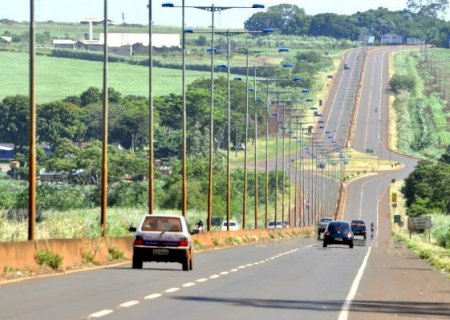 Empresa vai iluminar MS-156 entre Itaporã e Dourados por R$ 4,2 milhões