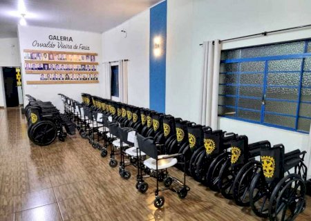 Rotary Club de Fátima do Sul adquire 50 cadeiras de rodas destinadas à Pessoas necessitadas