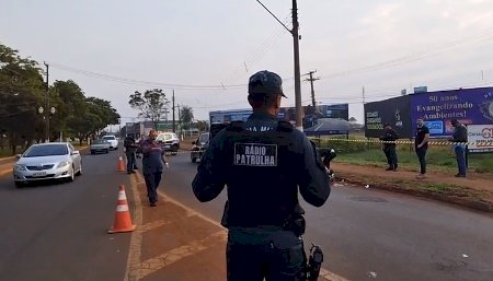 Agora: Motociclista morre após sofrer acidente em Dourados
