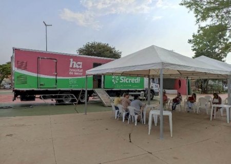 Carreta do Hospital de Amor realizou mais de 400 atendimentos em Caarapó
