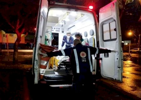 Crianças são socorridas para o HV após raio atingi-las em Dourados