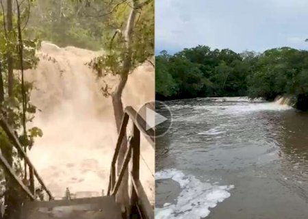 De novo: em mais uma chuva turvamento dos rios de Bonito se repete