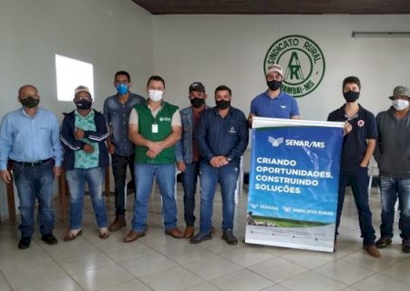 Sindicato Rural de Amambai divulga cursos gratuitos para o mês de dezembro