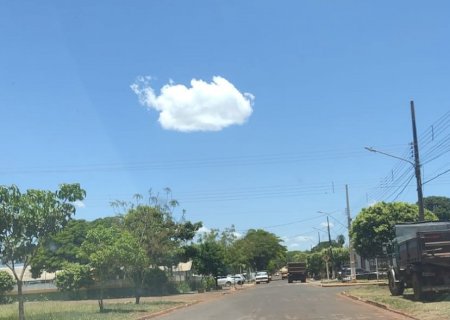 Quinta-feira de sol com aumento de nebulosidade em Itaporã