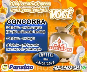 Compre seu gás e água mineral e concorra a prêmios no Gás 3 Irmãos