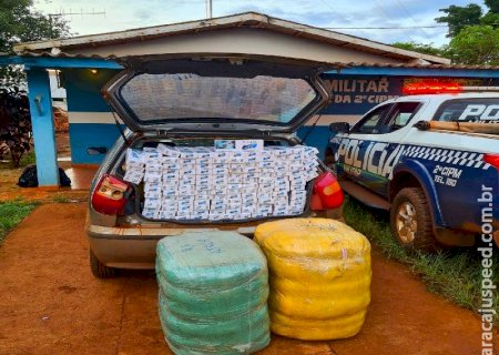 Polícia Militar de Maracaju apreende cigarros e roupas oriundos do contrabando na MS-164