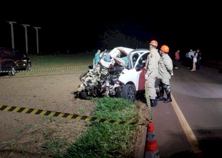 Ultrapassagem mal sucedida foi a causa do acidente que matou motociclista de Itaporã (Vídeo)