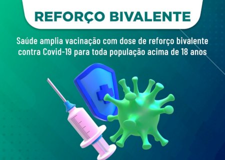 Vacina bivalente contra COVID-19 já está disponível em todas as unidades de saúde de Itaporã