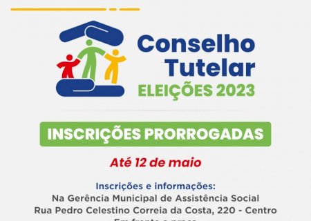 Inscrição para conselheiros tutelares em Itaporã foi prorrogada até o dia 12 de maio