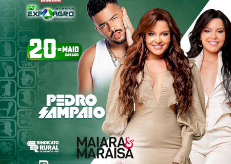 Maiara & Maraísa e Pedro Sampaio encerram as apresentações da Expoagro neste sábado