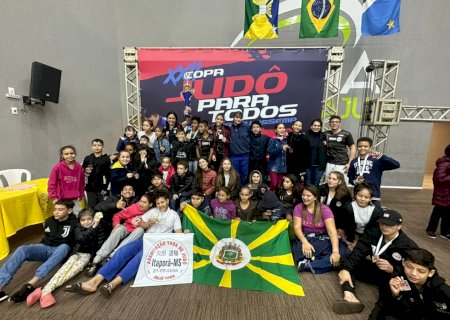 Judo Yada de Itaporã Se Sagrou Vice Campeã da Xxii Copa Judo para Todos