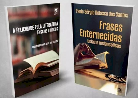 Paulo Nolasco comemora aniversário com lançamento de dois livros