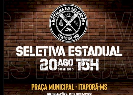 Evento histórico na cultura de Itaporã: Seletiva Estadual da Batalha do Calçadão