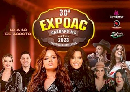 Sindicato Rural de Caarapó divulga cronograma da 30ª Expoac