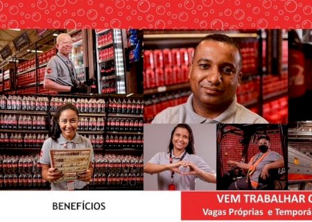 Oportunidade; Vagas de Emprego na Coca-Cola Femsa em Itaporã