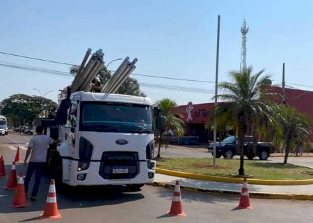 Prefeitura de Caarapó inicia instalação de câmeras de videomonitoramento na cidade