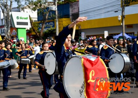 Semana da Pátria: desfile cívico terá mais de 100 entidades em Dourados