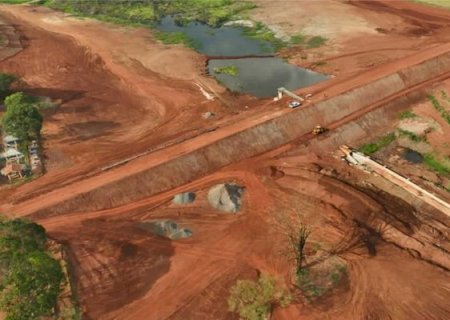 Obras do balneário Ayrton Senna avançam em Caarapó