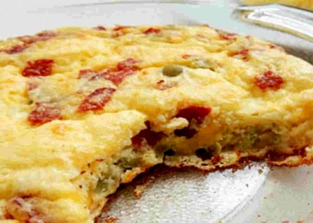 Omelete de forno é fácil e faz pouca sujeira para o café da manhã