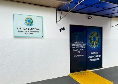 Cartório Eleitoral de Itaporã tem horário especial de atendimento em janeiro